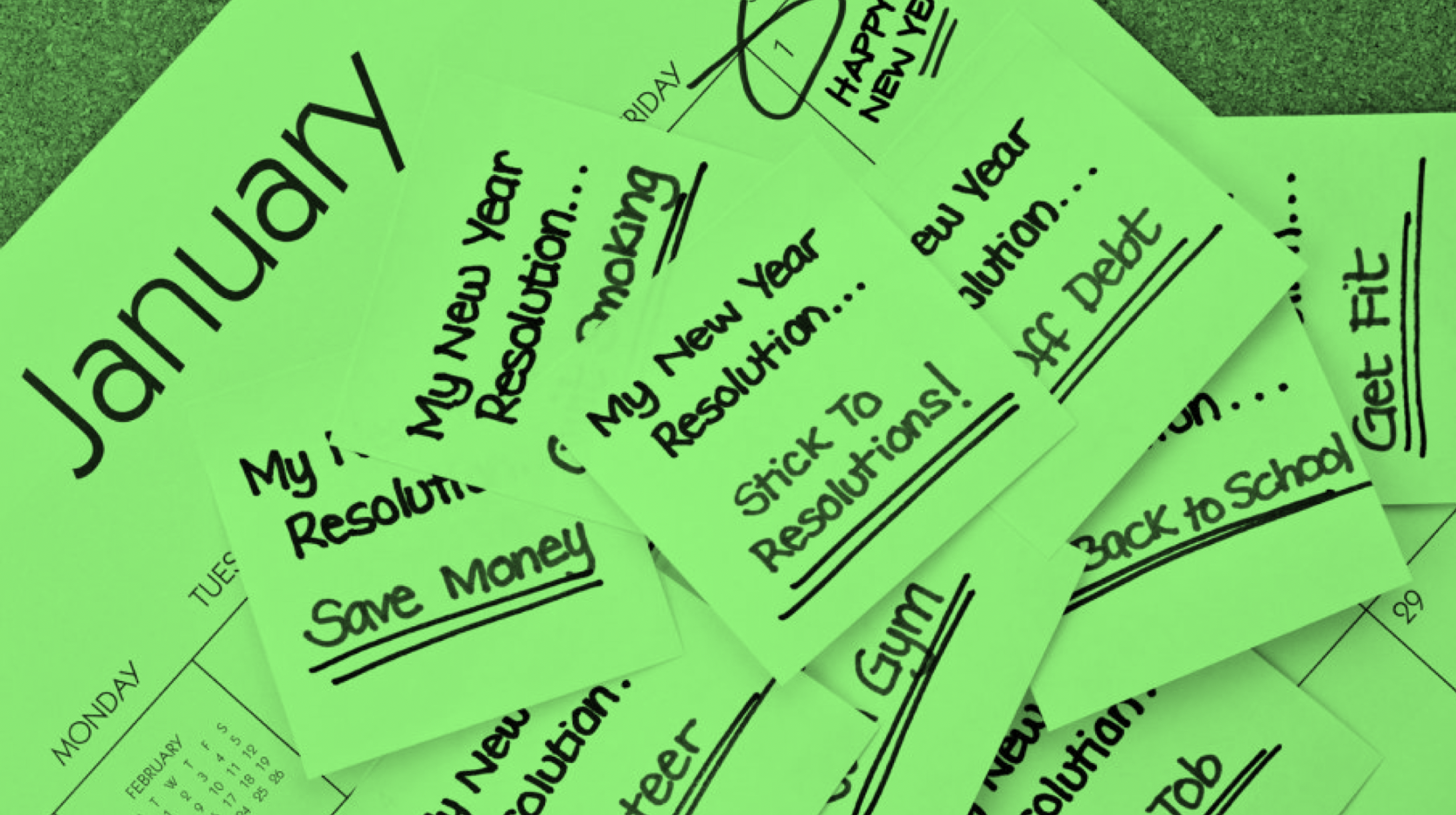 New year resolutions – don’t let a slip up stop you from achieving your goals. 